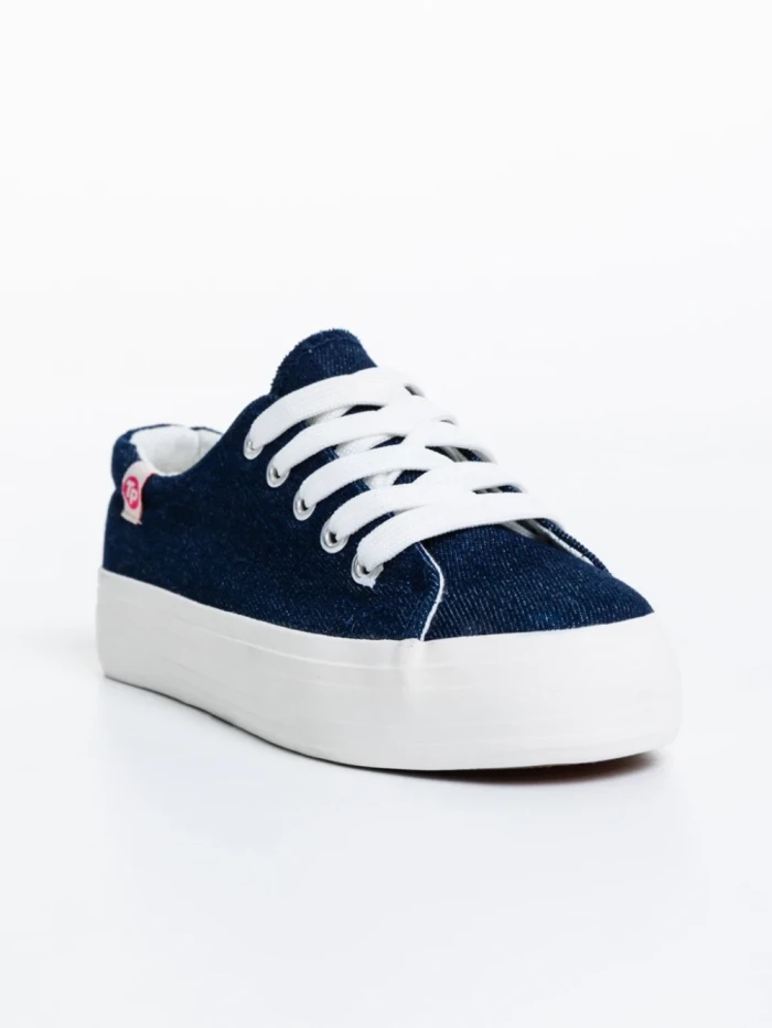 Tenisi copii jeans din material textil Codes