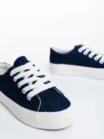 Tenisi copii jeans din material textil Codes