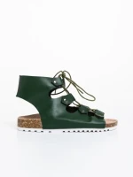Sandale dama verzi din piele ecologica Makeena