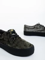 Tenisi copii verzi din material textil Leonard