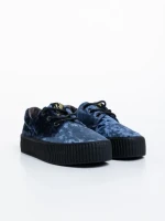 Tenisi copii albastri din material textil Leonard