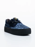 Tenisi copii albastri din material textil Leonard