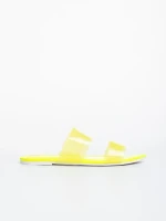 Papuci dama galbeni din cauciuc Morna