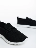 Pantofi sport copii negri din material textil Winda