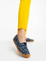 Espadrile dama navy din material textil Ligia