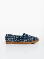 Espadrile dama navy din material textil Ligia