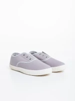 Tenisi copii gri din material textil Jadon