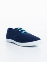 Tenisi copii albastri din material textil Milis