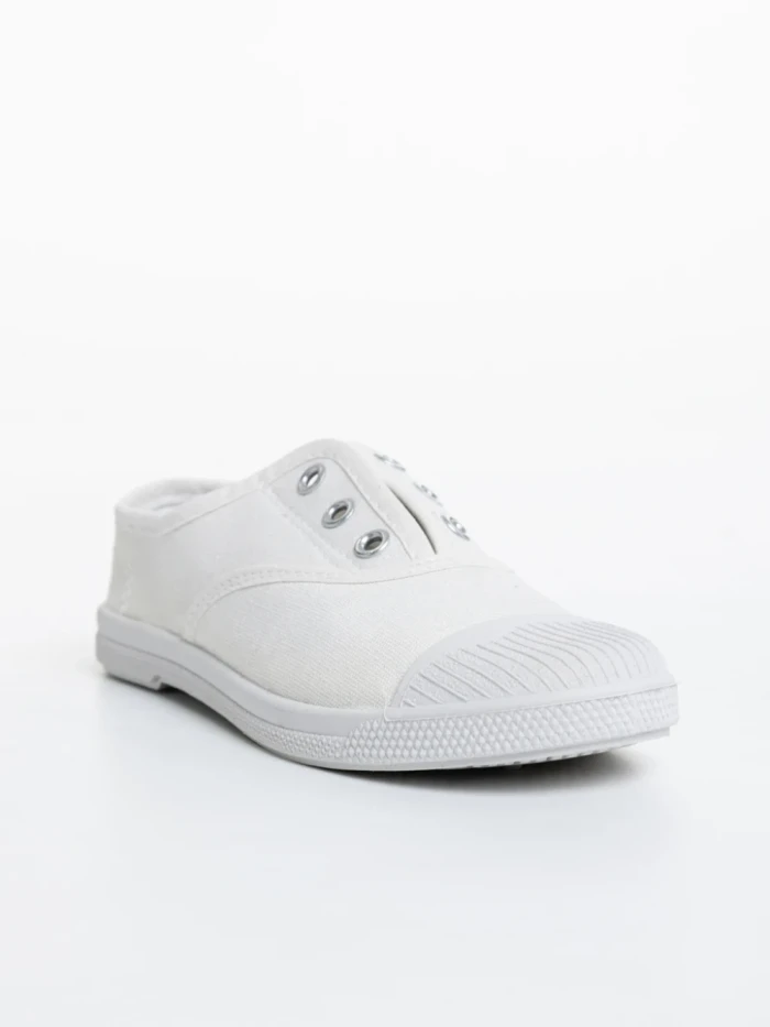 Tenisi copii bej din material textil Clayton