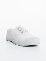 Tenisi copii bej din material textil Clayton