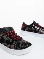 Pantofi sport copii gri din piele ecologica Lucas