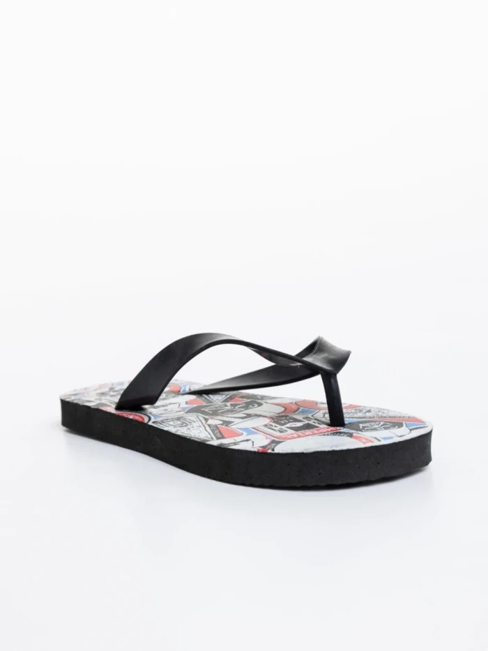 Papuci copii negri cu rosu din material sintetic Star Wars