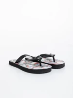 Papuci copii negri cu rosu din material sintetic Star Wars