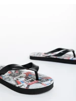 Papuci copii negri cu rosu din material sintetic Star Wars