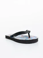 Papuci copii negri cu albastru din material sintetic Star Wars