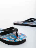 Papuci copii negri cu albastru din material sintetic Star Wars