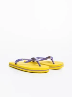 Papuci copii galbeni cu mov din material sintetic Epsi