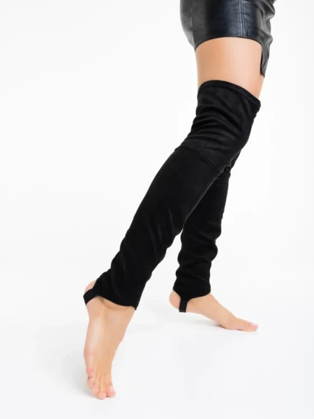 Jambiere dama negre din material textil Katelin