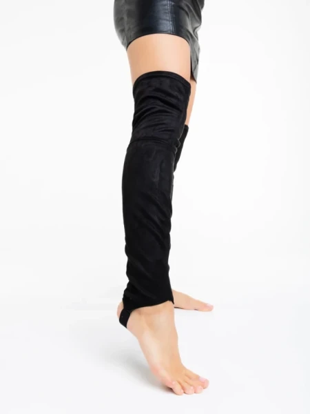 Jambiere dama negre din material textil Katelin