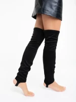 Jambiere dama negre din material textil Katelin