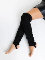 Jambiere dama negre din material textil Katelin