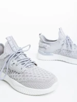 Pantofi sport dama gri din material textil Louane