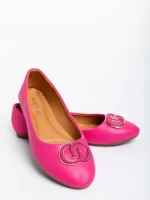 Balerini dama fucsia din piele ecologica Francoise