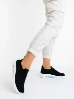 Pantofi sport dama negri din material textil Iazmin