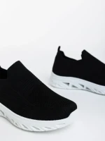 Pantofi sport dama negri din material textil Iazmin