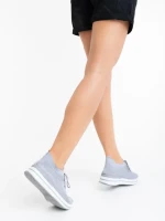 Pantofi sport dama gri din material textil Taormina