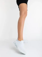 Pantofi sport dama albi din material textil Iazmin