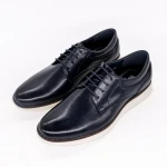 Pantofi barbati albastri din piele ecologica Aydan