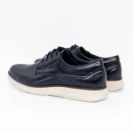 Pantofi barbati albastri din piele ecologica Aydan