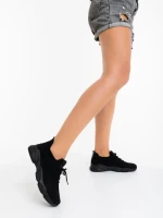 Pantofi sport dama negri din material textil Jaylah