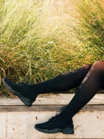 Pantofi sport dama negri din material textil Ellison