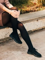 Pantofi sport dama negri din material textil Ellison