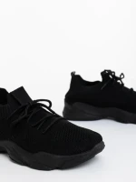 Pantofi sport dama negri din material textil Ellison