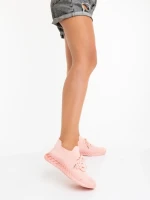 Pantofi sport dama roz din material textil Nathaly