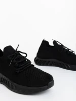Pantofi sport dama negri din material textil Nathaly