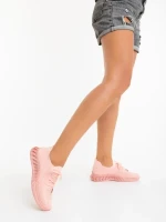 Pantofi sport dama roz din material textil Kaylie