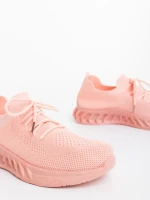 Pantofi sport dama roz din material textil Kaylie