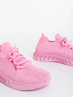 Pantofi sport dama fucsia din material textil Nathaly
