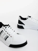 Pantofi sport dama negri din piele ecologica Pricilla