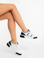 Pantofi sport dama negri din piele ecologica Pricilla
