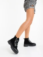 Tenisi dama negri din material textil Jenima