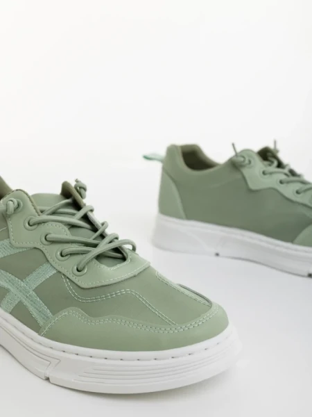 Pantofi sport barbati verzi din material textil Benicio