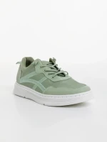 Pantofi sport barbati verzi din material textil Benicio