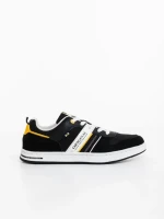 Pantofi sport barbati negri din material textil Derren