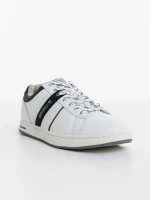 Pantofi sport barbati albi din piele ecologica Gared