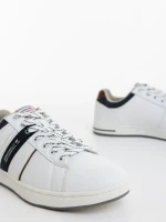 Pantofi sport barbati albi din piele ecologica Gared